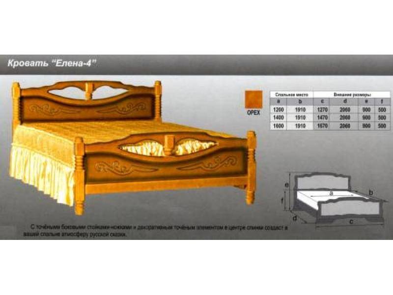 кровать елена 4 в Тамбове