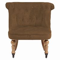 кресло amelie french country chair коричневое в Тамбове