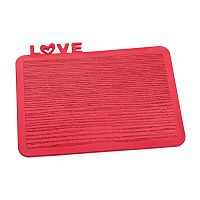 разделочная доска happy board love, красная в Тамбове