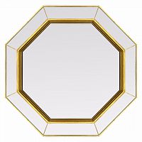 зеркало золотое венецианское восьмиугольное espresso gold в Тамбове