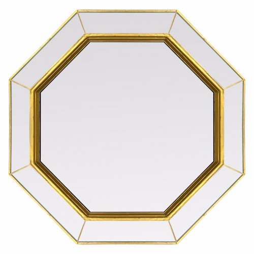 зеркало золотое венецианское восьмиугольное espresso gold в Тамбове