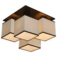 потолочная люстра arte lamp quadro a4402pl-4bk в Тамбове