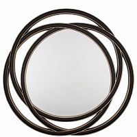 зеркало круглое черное большое диаметр 120 см round s в Тамбове