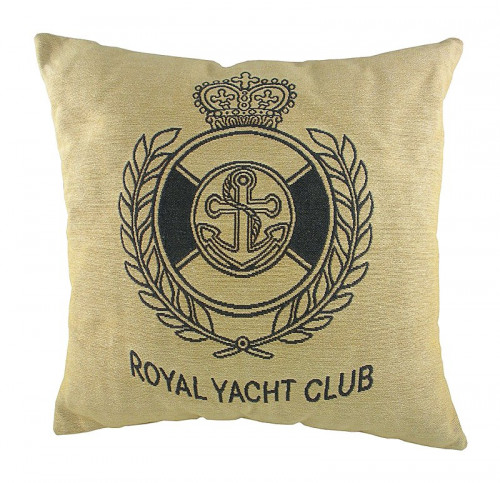 подушка с гербом королевского royal yacht club в Тамбове