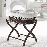 колыбель-переноска gift wicker moses basket темная, белое белье в Тамбове