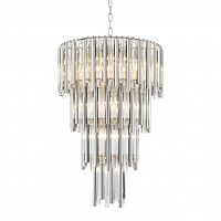 люстра gigi 13 nickel от delight collection прозрачная/никель в Тамбове