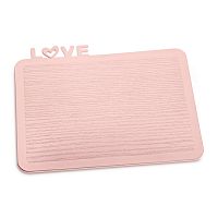 разделочная доска happy board love, розовая в Тамбове