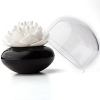 контейнер для хранения ватных палочек lotus черный-белый в Тамбове