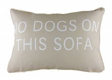 подушка с надписью no dogs on this sofa в Тамбове