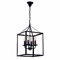 дизайнерская подвесная люстра spot light cage 9810404 черная в Тамбове