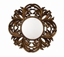 зеркало круглое большое в резной раме round leaf в Тамбове