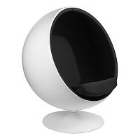 кресло eero aarnio style ball chair черное в Тамбове