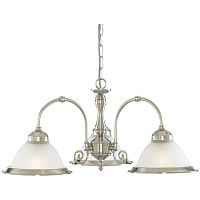 подвесная люстра arte lamp american diner a9366lm-3ss белая в Тамбове