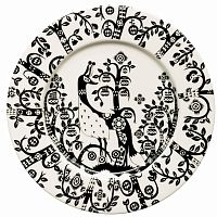 тарелка taika черно-белая в Тамбове