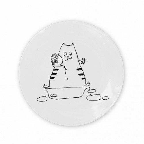 тарелка кот-водолей в Тамбове