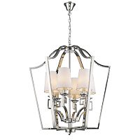 люстра presidential 6 от delight collection белая/никель в Тамбове