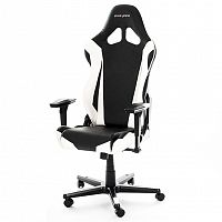 кресло геймерское dxracer racing черно-белое в Тамбове