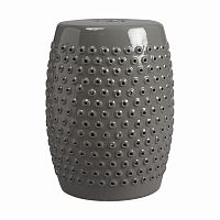 керамический столик-табурет cutwork garden stool серый в Тамбове