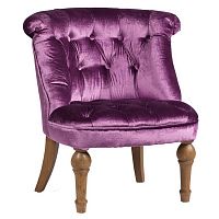 кресло sophie tufted slipper chair сиреневое в Тамбове