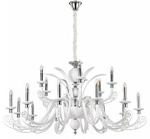 подвесная люстра crystal lux letisia sp12+6 white белая в Тамбове