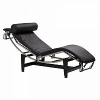 шезлонг chaise longue lc4 черный в Тамбове