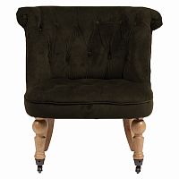 кресло amelie french country chair серо-коричневое в Тамбове