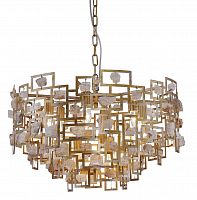 подвесная люстра crystal lux diego sp9 d600 gold в Тамбове