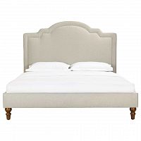 кровать двуспальная 160х200 бежевая cassis upholstered в Тамбове