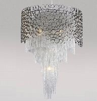 подвесной светильник crystal lux hauberk sp-pl8 d60 матовый никель в Тамбове