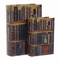 шкатулки-книги, набор из 2 шт. мультиколор в Тамбове