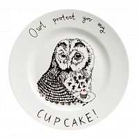 тарелка owl protect you my cup cake в Тамбове