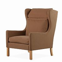 кресло wingback коричневый в Тамбове