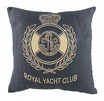 подушка с гербом королевского royal yacht club denim в Тамбове