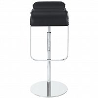 барный стул lem style piston stool черная кожа в Тамбове