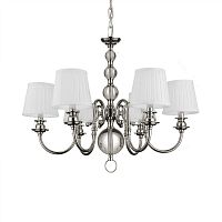 люстра newport 6 от delight collection белая/прозрачная/ хром в Тамбове