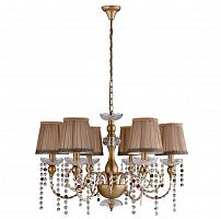 подвесная люстра crystal lux alegria sp6 gold-brown в Тамбове