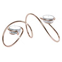 подсвечник медный для чайных свечей t-loop, 19,5 см в Тамбове