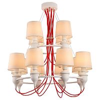 подвесная люстра arte lamp sergio a3325lm-8-4wh в Тамбове