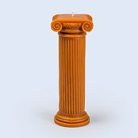 свеча высокая оранжевая hestia column в Тамбове