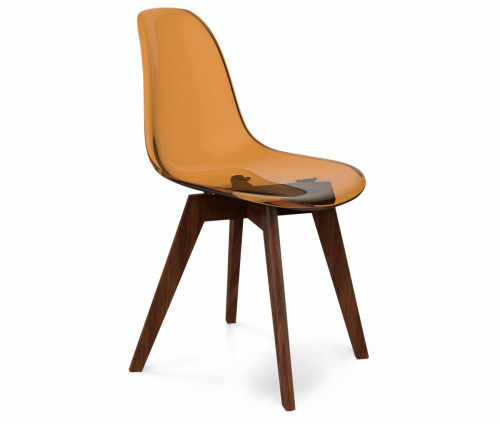 стул dsw кофейный s39 (eames style) в Тамбове