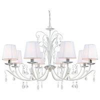 подвесная люстра arte lamp romana snow a1743lm-8wh в Тамбове