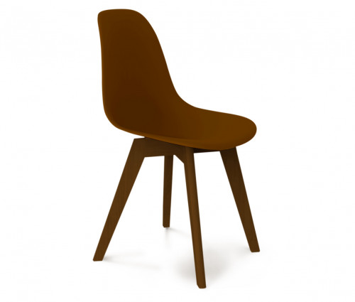 стул dsw коричневый s39 (eames style) в Тамбове