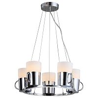 подвесная люстра arte lamp brooklyn a9484sp-5cc хром в Тамбове