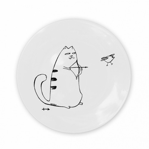 тарелка кот-стрелец в Тамбове