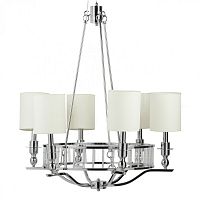 люстра easton light chandelier хром, бежевая в Тамбове