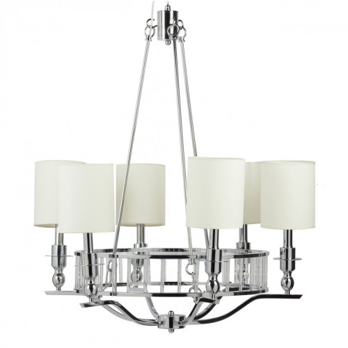 люстра easton light chandelier хром, бежевая в Тамбове