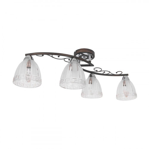 потолочная люстра idlamp nield 232/4pf-blackchrome в Тамбове