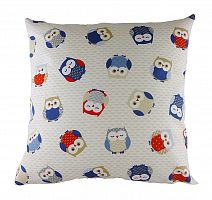 подушка с принтом owl print blue в Тамбове