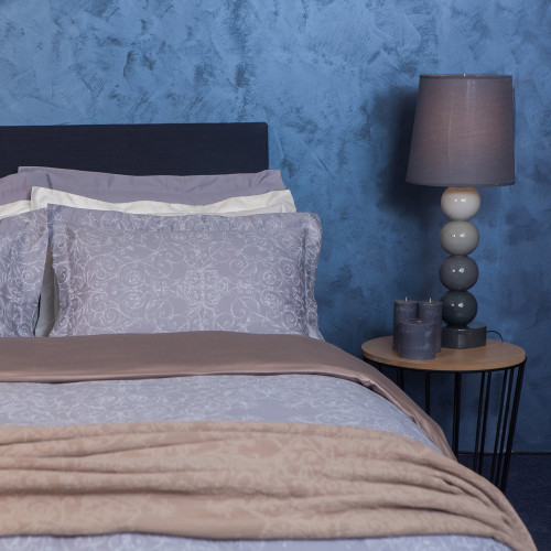 комплект постельного белья decoflux сатин семейный versaille grey в Тамбове