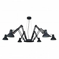 подвесная люстра arte lamp ragno a2043sp-6bk в Тамбове